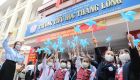 Students returning to school in Hanoi